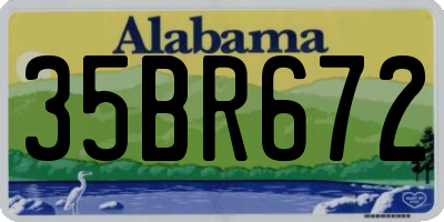 AL license plate 35BR672