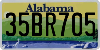 AL license plate 35BR705