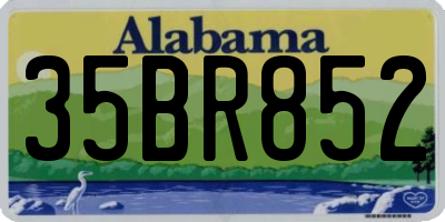 AL license plate 35BR852