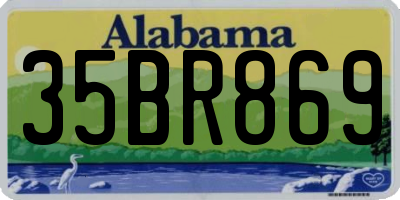 AL license plate 35BR869