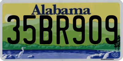 AL license plate 35BR909