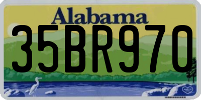 AL license plate 35BR970