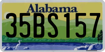 AL license plate 35BS157