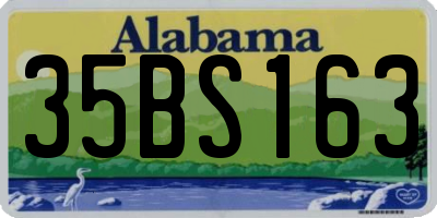 AL license plate 35BS163