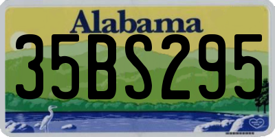 AL license plate 35BS295