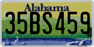 AL license plate 35BS459