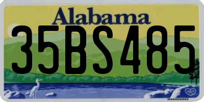AL license plate 35BS485