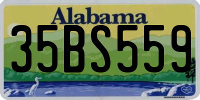 AL license plate 35BS559