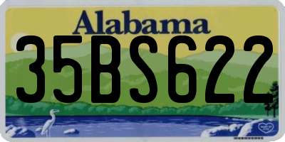 AL license plate 35BS622