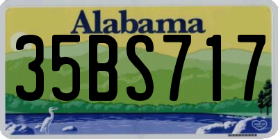 AL license plate 35BS717