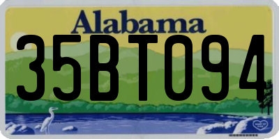 AL license plate 35BT094