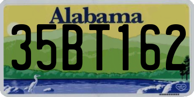 AL license plate 35BT162
