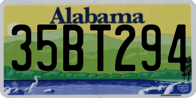 AL license plate 35BT294