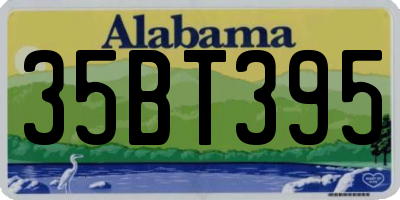 AL license plate 35BT395