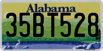 AL license plate 35BT528