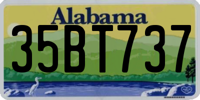 AL license plate 35BT737