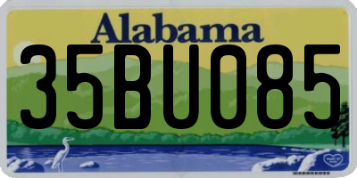 AL license plate 35BU085