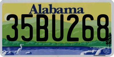 AL license plate 35BU268