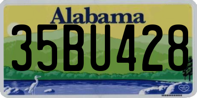 AL license plate 35BU428