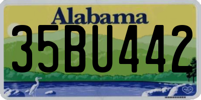 AL license plate 35BU442