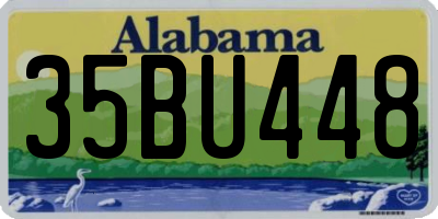 AL license plate 35BU448