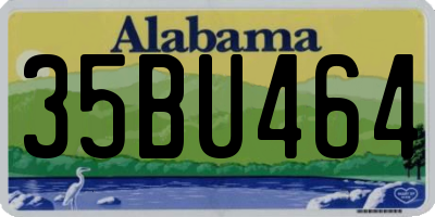 AL license plate 35BU464