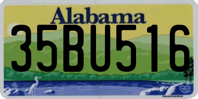 AL license plate 35BU516