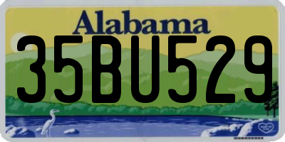 AL license plate 35BU529