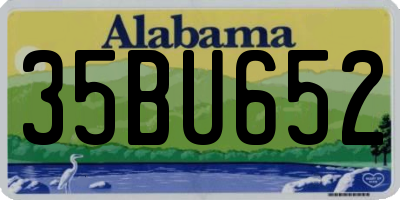 AL license plate 35BU652