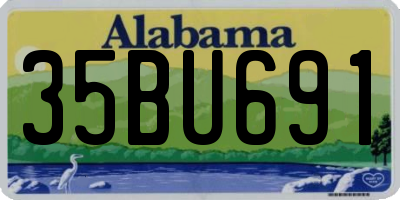 AL license plate 35BU691