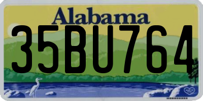 AL license plate 35BU764