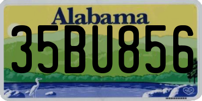 AL license plate 35BU856