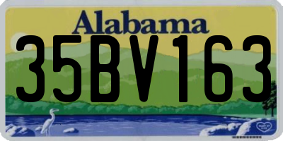 AL license plate 35BV163
