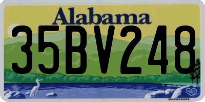 AL license plate 35BV248