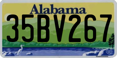 AL license plate 35BV267