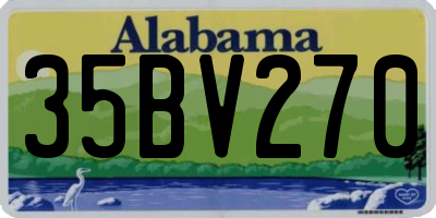 AL license plate 35BV270