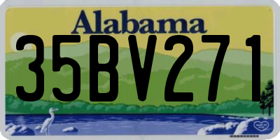 AL license plate 35BV271