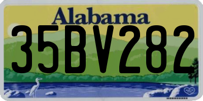 AL license plate 35BV282