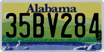 AL license plate 35BV284