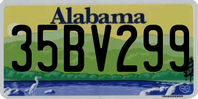 AL license plate 35BV299