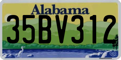 AL license plate 35BV312