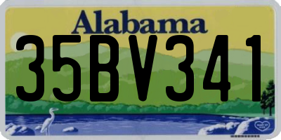 AL license plate 35BV341