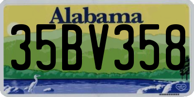 AL license plate 35BV358