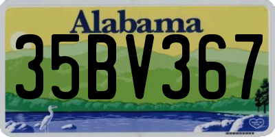 AL license plate 35BV367