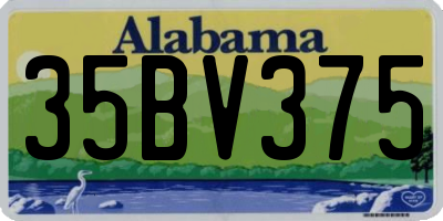 AL license plate 35BV375
