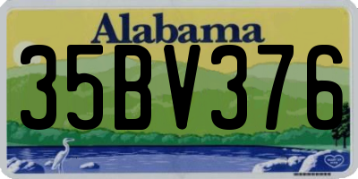 AL license plate 35BV376