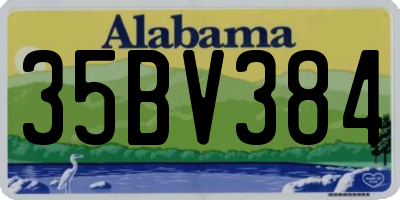 AL license plate 35BV384