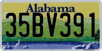 AL license plate 35BV391