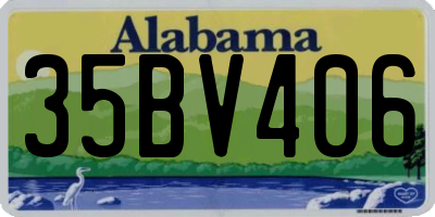 AL license plate 35BV406