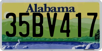 AL license plate 35BV417